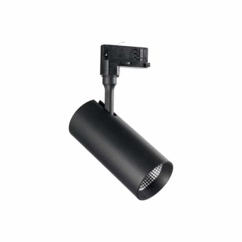 Ideal Lux SMILE 20W CRI80 36° 4000K NERO sínrendszeres lámpa - 189864