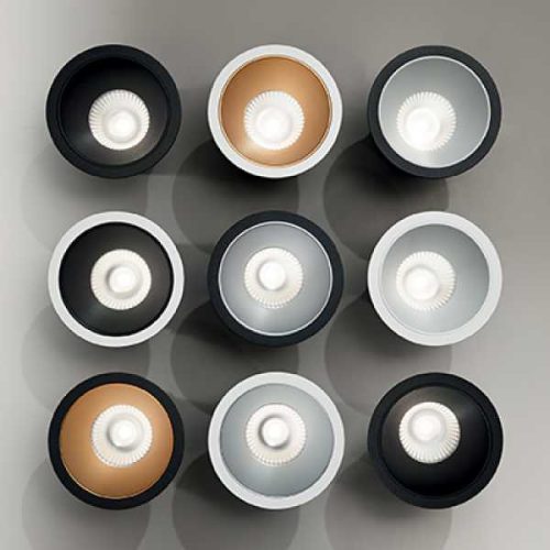 Ideal Lux GAME ROUND BLACK WHITE beépíthető lámpa - 192338