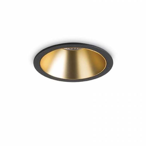 Ideal Lux GAME ROUND BLACK GOLD beépíthető lámpa - 192345