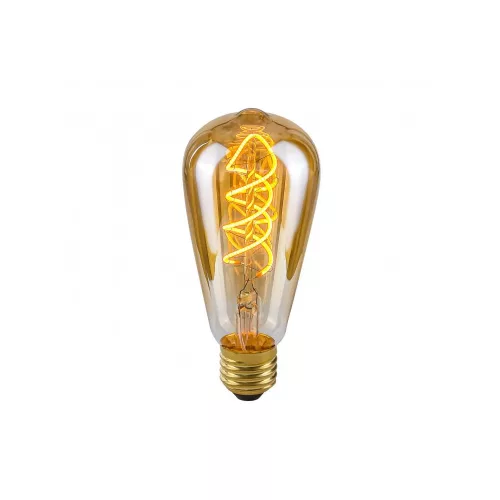 Italux E27 4W 2200K ST64 Spiral Amber - IT-LDS-ST64-SA ST64