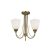 Endon Haughton 3lt semi flush - ED-601-3AN
