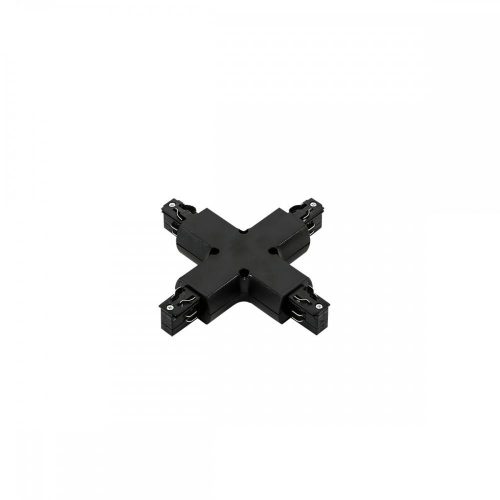 Italux 3 phase track - cross joint - black - IT-TR-PLUS-JOINT-BL