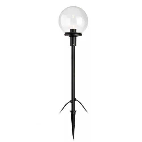 Markslöjd GARDEN 24 Słupek Kula 60cm Czarny/Przezr. - MS-107283