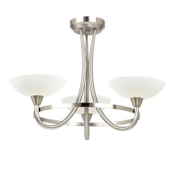 Endon Cagney 3lt semi flush - ED-CAGNEY-3SC