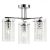 Endon Alda 3lt semi flush - ED-ALDA-3CH