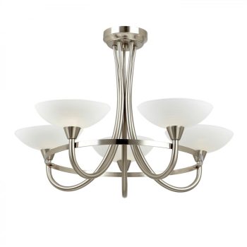Endon Cagney 5lt semi flush - ED-CAGNEY-5SC