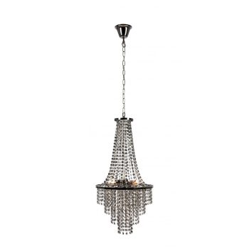   Markslöjd ALLINGTON Chandelier 3L Black/Black Chrome - MS-108124