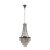 Markslöjd ALLINGTON Chandelier 3L Black/Black Chrome - MS-108124