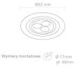 ORLICKI 3x1W LED 3000K 230V - OR-OR83736