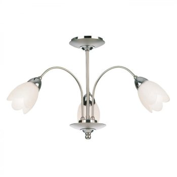 Endon Petal 3lt semi flush - ED-124-3