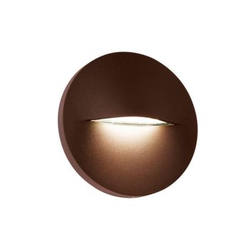 VIOKEF Wall Lamp Brown Round D140 Vita - VIO-4298301