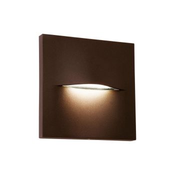   VIOKEF Wall Lamp Rusty Brown Square 140x140 Vita - VIO-4298401
