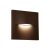 VIOKEF Wall Lamp Rusty Brown Square 140x140 Vita - VIO-4298401