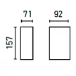 Faro LING kültéri fali lámpa - 70813