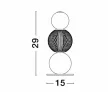 Nova Luce BRILLE asztali lámpa - NL-9522030
