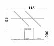 Nova Luce RACCIO függeszték - NL-9695213