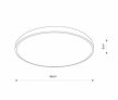 Nowodvorski Agnes Round LED vízvédett mennyezeti lámpa - 8187
