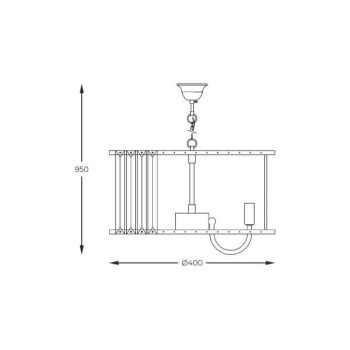 Zuma PARIS csillár - 1906-6