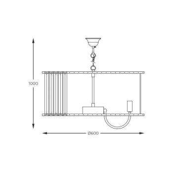 Zuma PARIS csillár - 1906-10
